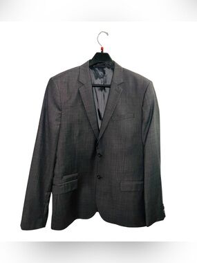 (#2) Men’s Express med to light gray Fitted Suit Jacket (44 R) - no pants
